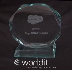 WorldIT received SALESFORCE CSAT